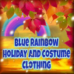 Blue Rainbow Holiday Clothes