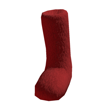 Red sales fuzzy boots