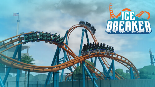 Ice Breaker Roller Coaster SeaWorld Orlando Roblox