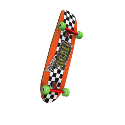 Roblox Item Radical Orange Skateboard