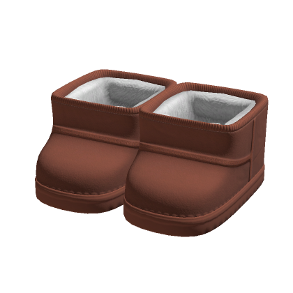 Roblox Item Cozy Winter Boots - Brown