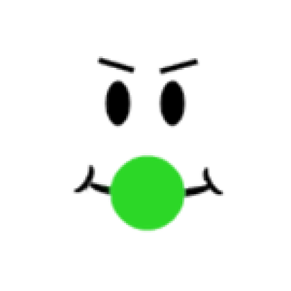 Green bubblegum mouth - Roblox