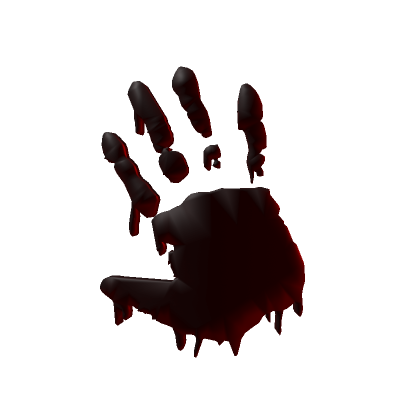 Bloody Hand Smear Png - Roblox Blood T Shirt Png, Transparent Png