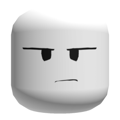 Serious Face (White Tone) | Roblox Item - Rolimon's
