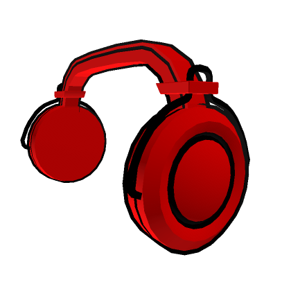Extremely Red Head Phones | Roblox Item - Rolimon's