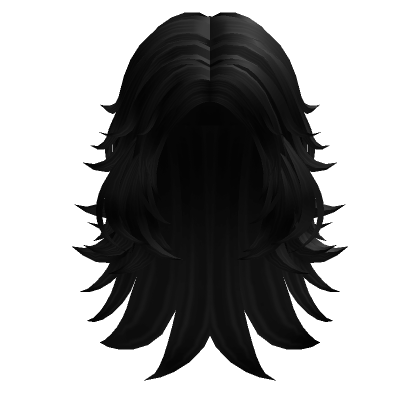 Black Fluffed Hair, Roblox Wiki