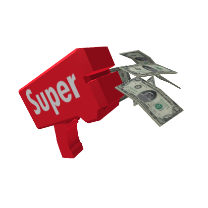 Roblox Item Super Money Gun (3.0)