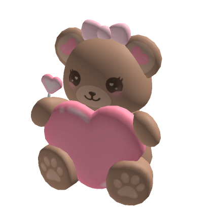 Cute Bear With Heart's Code & Price - RblxTrade