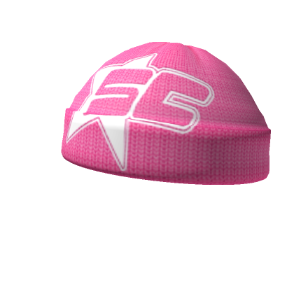 Roblox Item Y2K Pink Cute Beanie
