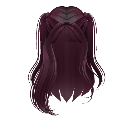 Cute Anime Hairstyle (Plum) | Roblox Item - Rolimon'S