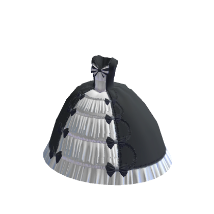 Victorian Gown in Black Roblox