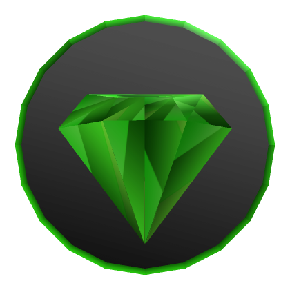 Roblox Item Green Diamond Badge