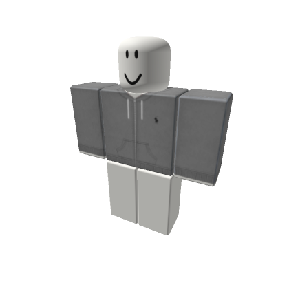 Roblox gray sale hoodie