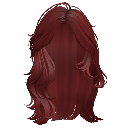 Natural Wavy Hair (Red) | Roblox Item - Rolimon's