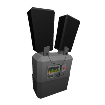Roblox Item Boombox Backpack