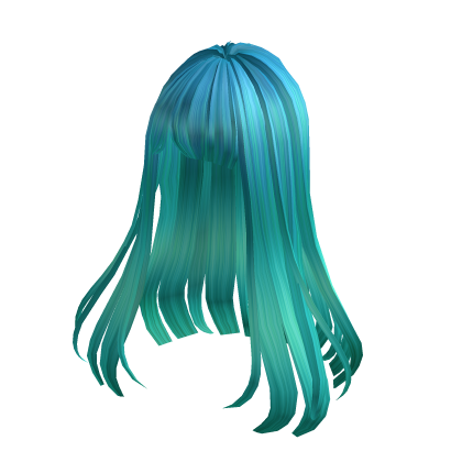 Roblox Item Lovely Superstar Hair in Teal
