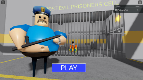 ESCAPE DO POLICIAL BARRIGUDO NA PRISÃO DO ROBLOX!! (BARRY'S PRISON