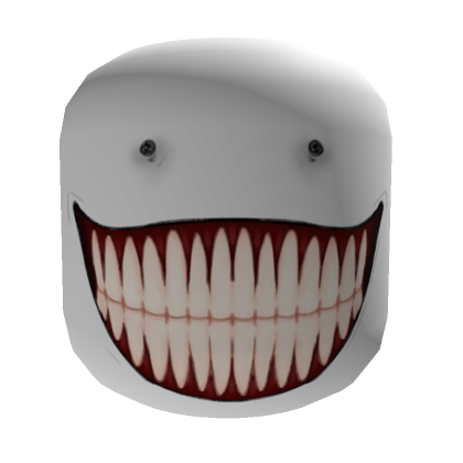 Creepy Wide Grin Face [Institutional White] | Roblox Item - Rolimon's