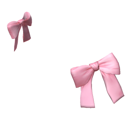 Roblox Item Pink silky ribbons