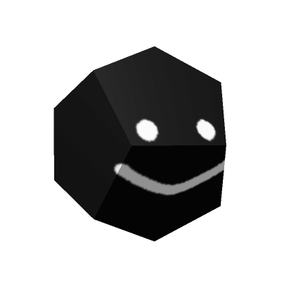 Roblox Item Dodecahedron Head (Black)