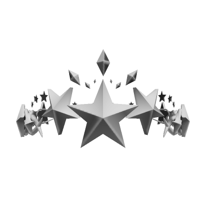 Silver Star Diamond Y2K Sigil Crown | Roblox Item - Rolimon's