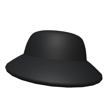 black trendy bucket hat | Roblox Item - Rolimon's