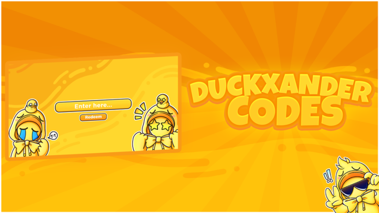 DuckXander Codes - Roblox