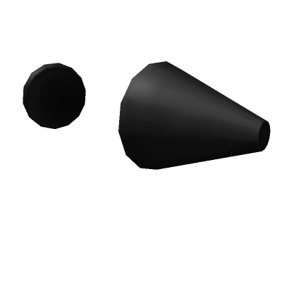 Roblox Item Black Robot Ear Cone