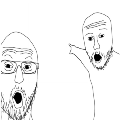 wojak pointing meme