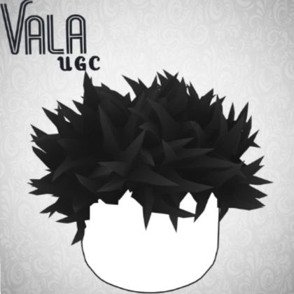 Roblox Item Black Messy Hair