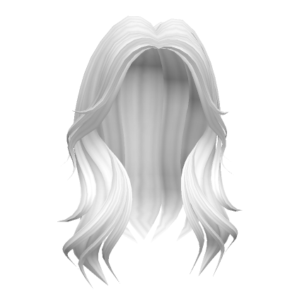 Y2K Flowy Dreamy Silver Hair - Roblox