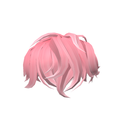 Cool Anime Messy Hair (Light Pink)'s Code & Price - RblxTrade