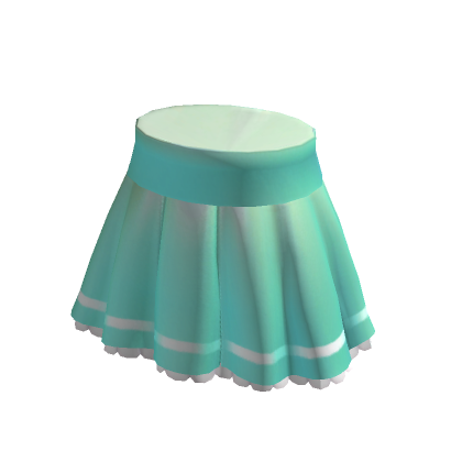 Ruffled Skirt in Teal | Roblox Item - Rolimon's
