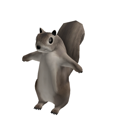 Traje de ardilla gris - Roblox