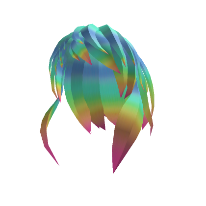 Flowing Goddess Hair [Rainbow] | Roblox Item - Rolimon's