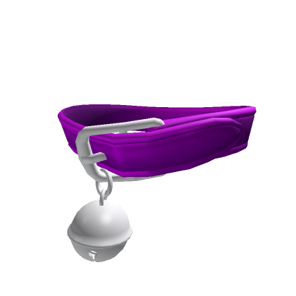 Roblox Item (1.0) Purple Oversized Bell Collar