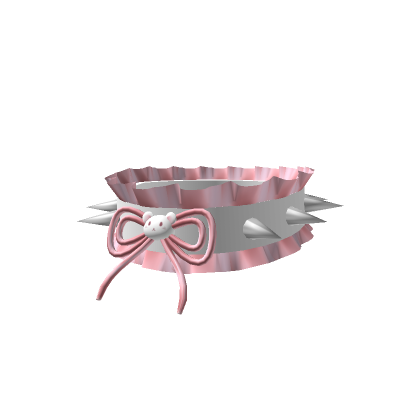 Roblox Item cute spike collar 3.0 (pink)