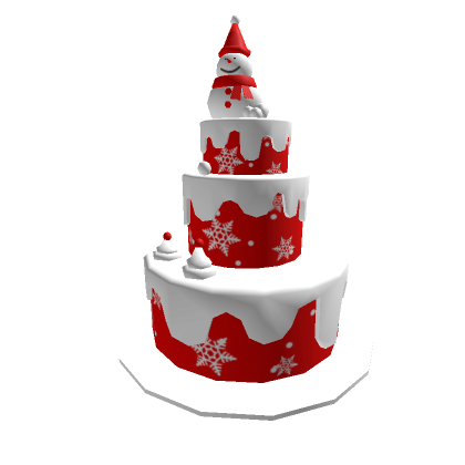 Roblox Item Christmas Cake Hat