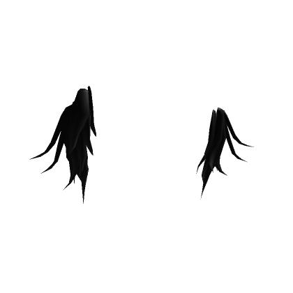 Black hair extensions roblox outlet
