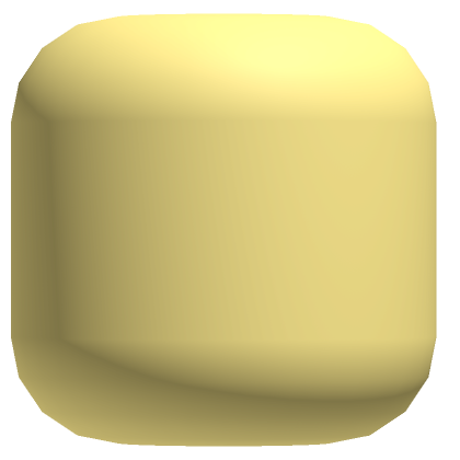 Roblox Item Faceless Head (Cool Yellow) • Blank No Face