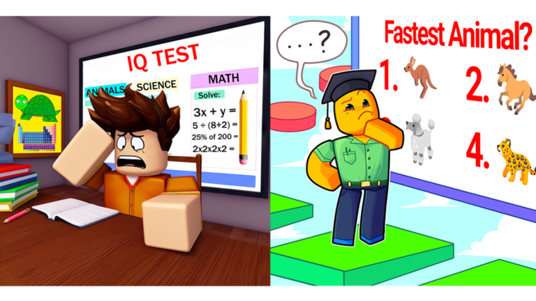 Escape The IQ Test ✏️ [Obby]