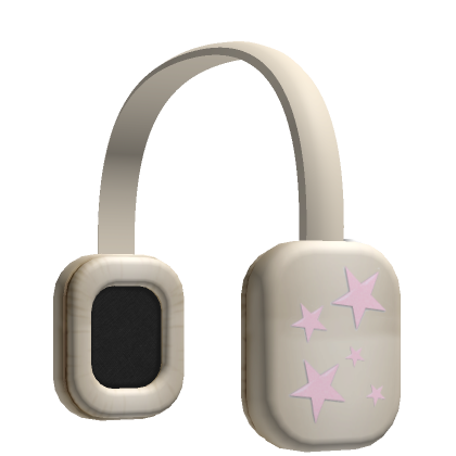 Beige Star Headphones | Roblox Item - Rolimon's