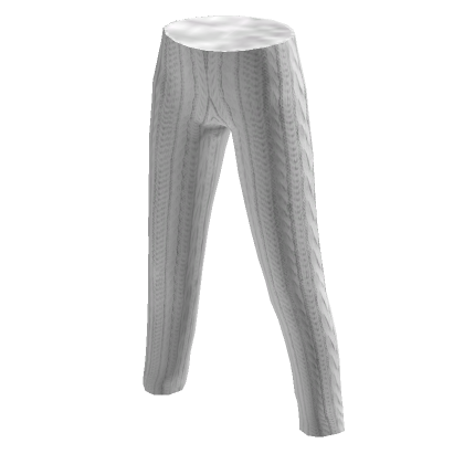 Roblox Item 👖 White Knit Pants 👖