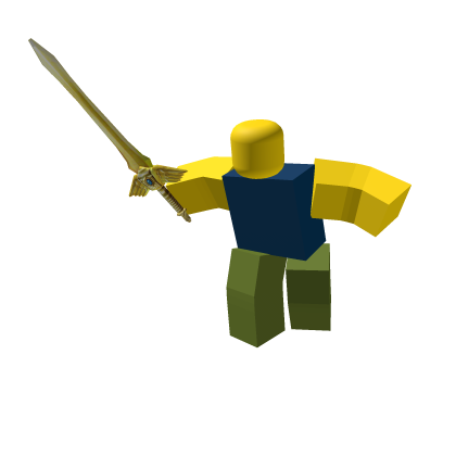 Noob Attack: Golden Sword Gladiator | Roblox Limited Item - Rolimon's