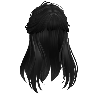 Messy Anime Warrior Hair - Black's Code & Price - RblxTrade