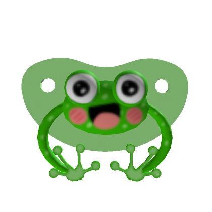 Kawaii Frog Pacifier  Roblox Item - Rolimon's