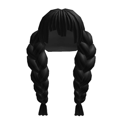 Lovely Girly Braids in Black-Red's Code & Price - RblxTrade