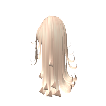 layered y2k spiky curls ponytail in blonde | Roblox Item - Rolimon's