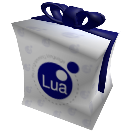 Roblox Item Opened Emblazoned Gift of Lua Mastery