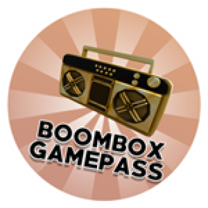 Boom box Game pass - Roblox